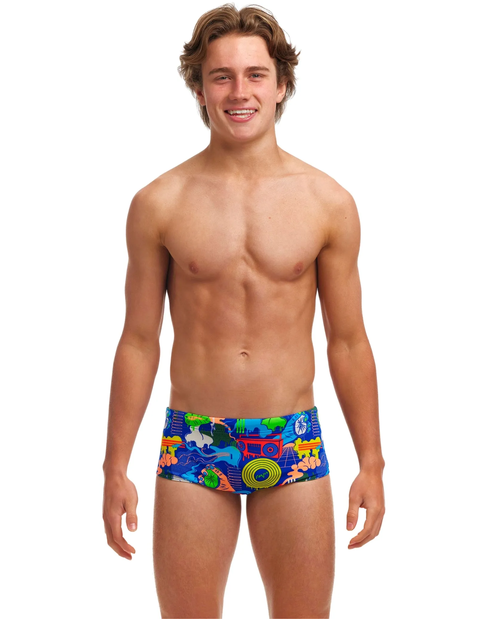 Boys Blues Baby Sidewinder Swim Trunks - Blue