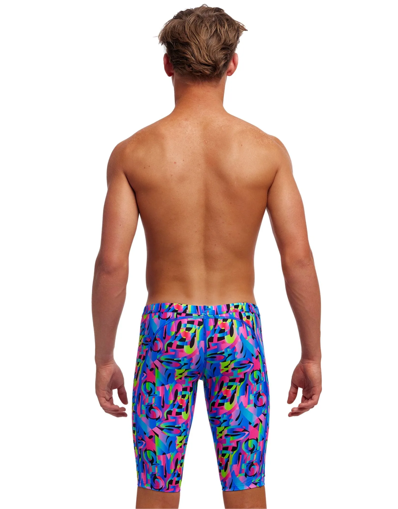 Boys Funk & Blues Boys Swim Training Jammer - Multi