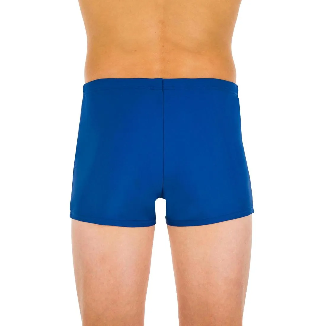 BOYS' SWIMMING BOXER BASIC 100 - BLUE