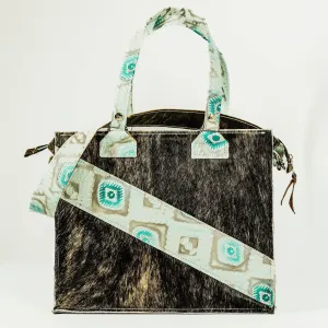 Clerk - Dark Brindle w/ Turquoise Sand Aztec
