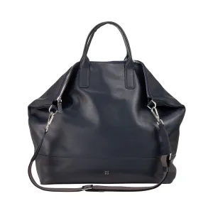DUDU WOMEN SOFT WOMEN BAG IN LEATHER, GREGING BRWING BAG WITH DETABLE BACK, HAND BAG with two handles and zip closure