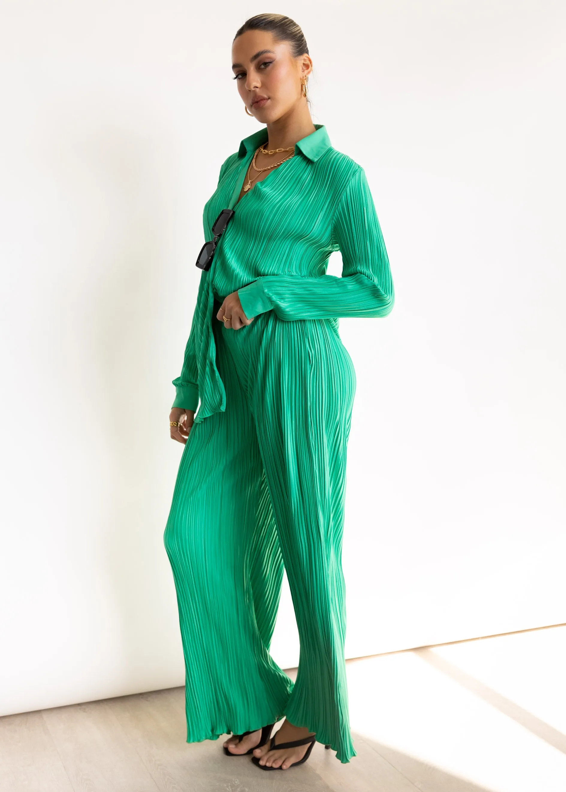 Hollins Pants - Jade Green