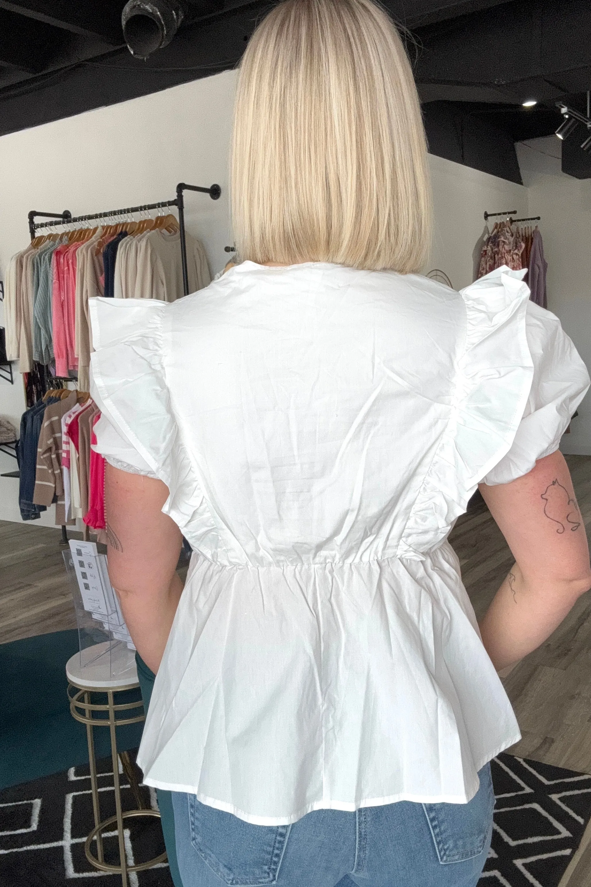 Kimberly Off White Top