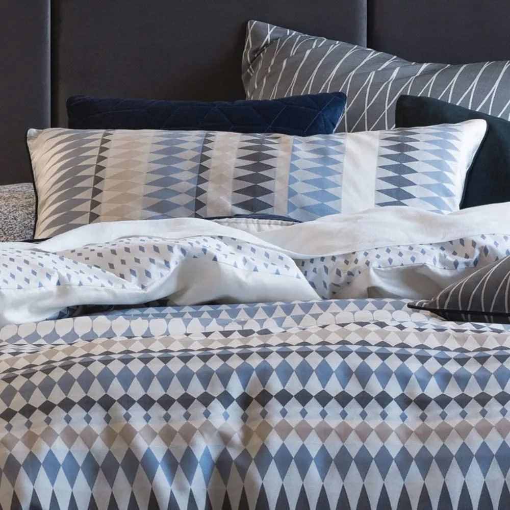Linen House Indigo Northbrook Duvet Cover Set
