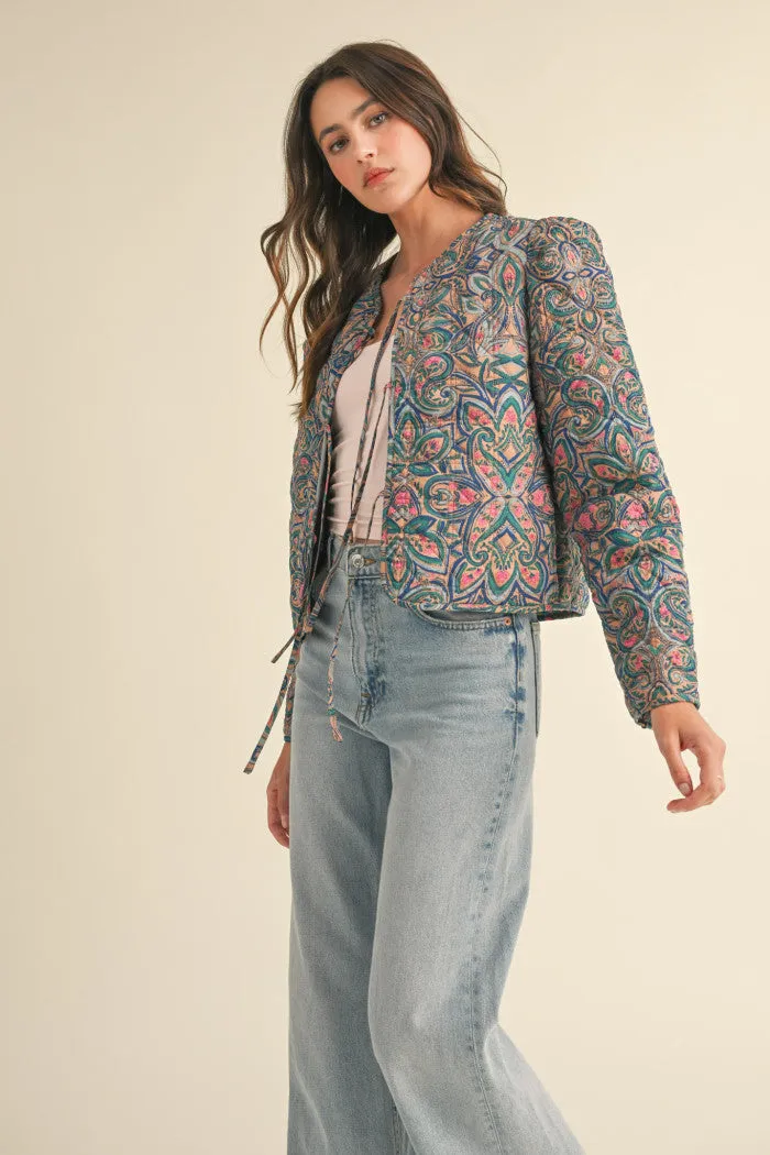 MOSAIC MUSE QUILTED JACKET