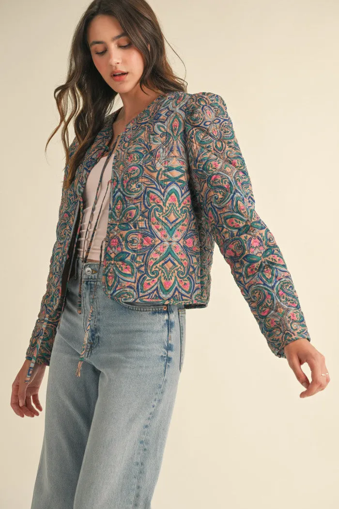 MOSAIC MUSE QUILTED JACKET