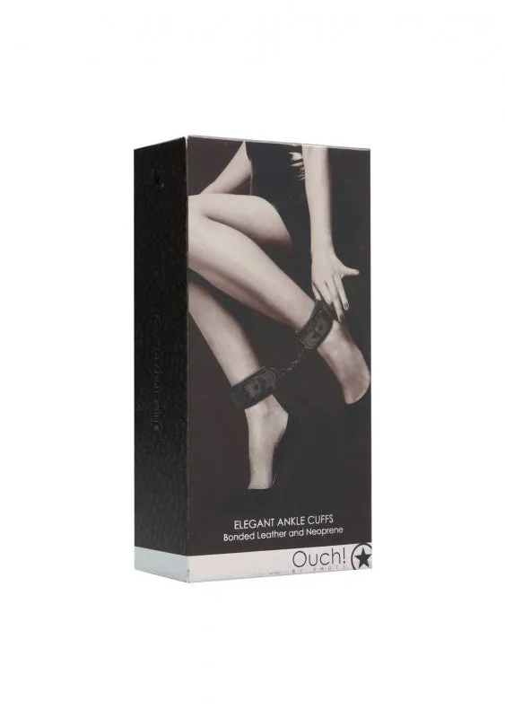 Ouch - Elegant Ankle Cuffs - Titanium Grey