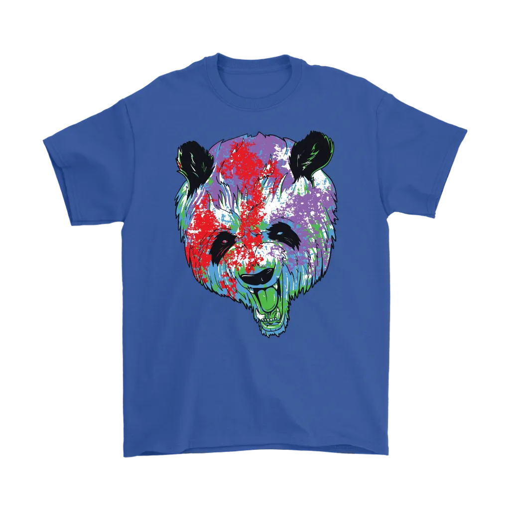 Panda T-shirt, Panda Gift, Panda Shirt, Colorful Panda Bear T-shirt, Panda Bear Gift