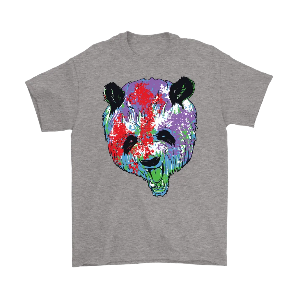 Panda T-shirt, Panda Gift, Panda Shirt, Colorful Panda Bear T-shirt, Panda Bear Gift