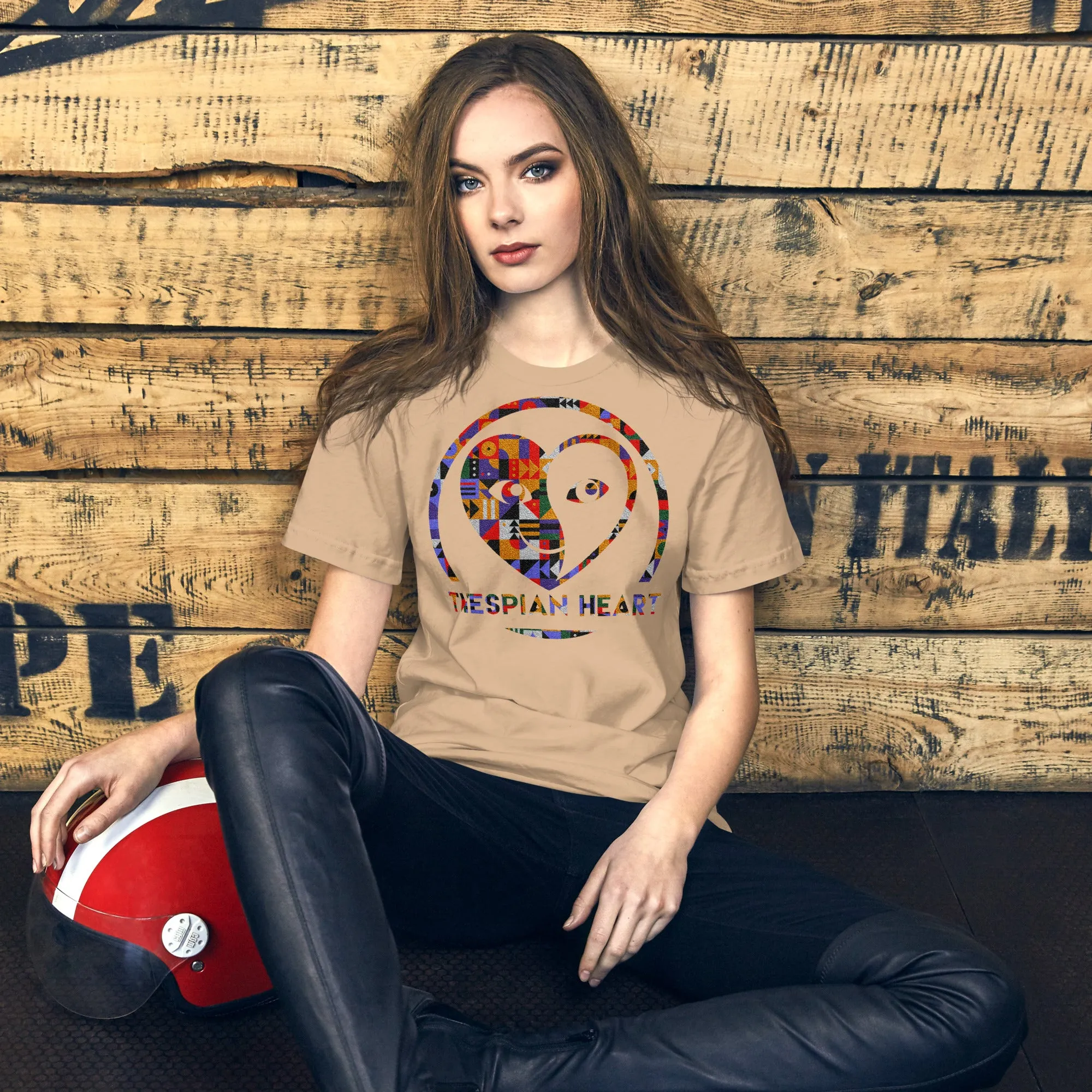 Thespian Heart Logo- Colorful - Short-Sleeve Staple Unisex T-shirt